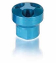 ROUND ALUM MANIFOLD 1/4" NPT Inlet x (3) 1/4" NPT Outlets
