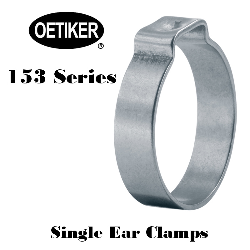 Size 1-15/16 Single Ear Hose Clamps Oetiker Stepless Ear Clamps Pack of 10 50.0 mm 7 Pack Sizes Available 