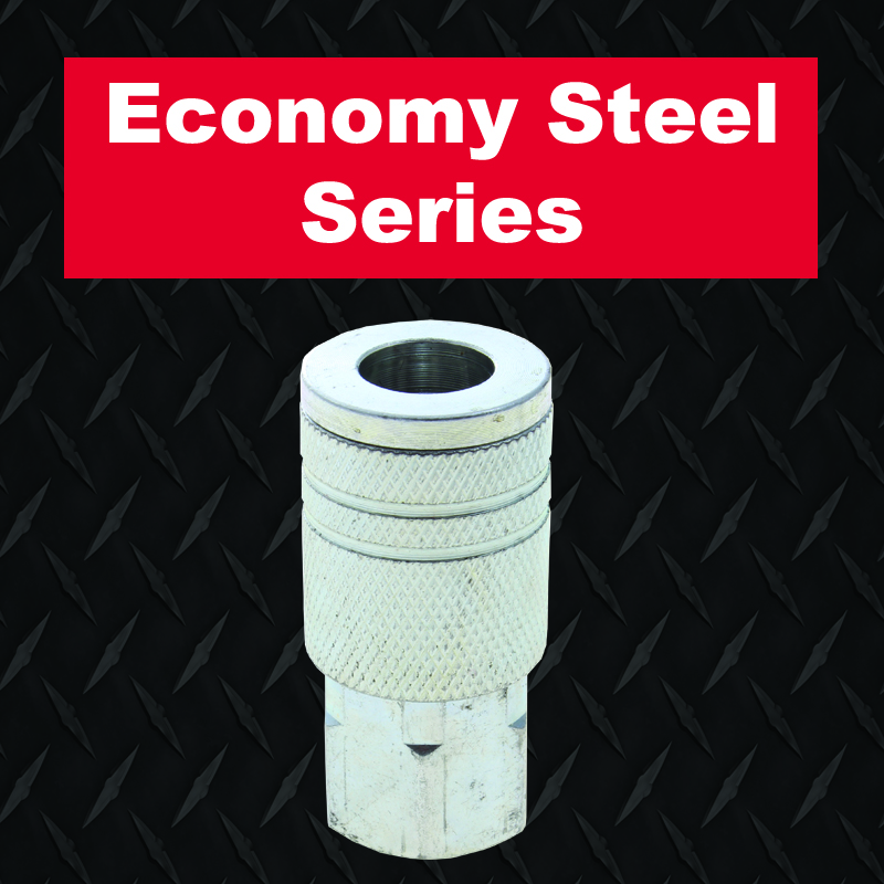 economy steel pneumatic couplers