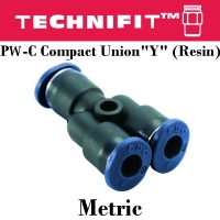 PW-C Compact Union Y Resin metric