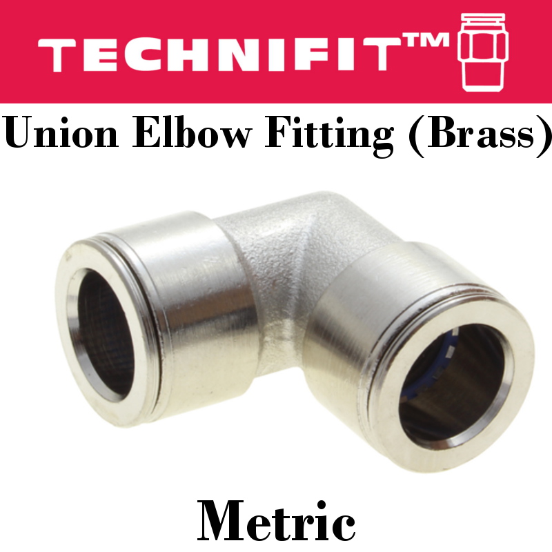 Union Elbow - Metric - Brass Series - Advanced Technology Products