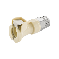 40PP-PE3-06MALD NV Sold in a package of 25 3/8 HB 40PP Series Panel Mt Molded Almond Color Plug